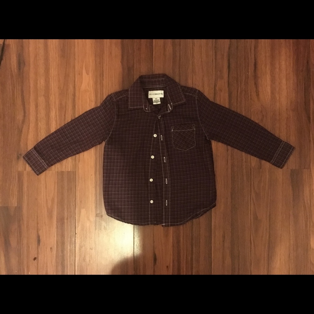 RIO Boys Toddler Boy Plaid Shirt